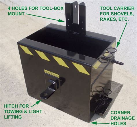 ballast box electrical|ballast box for compact tractors.